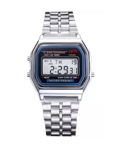 Reloj retro metálico